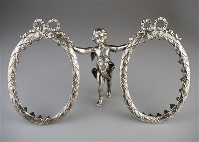 Stříbrný dvojrámeček