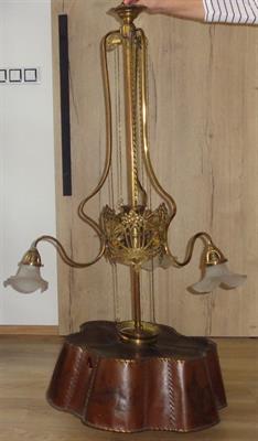 Secesní stahovací lustr