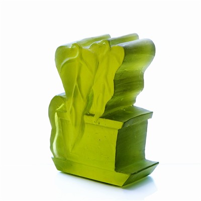 Tavená plastika s listy, Trojanová Kamenický  Šenov