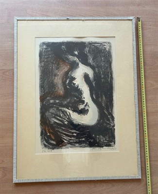 Jan Bauch, Torzo ženy, litografie pod sklem