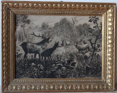 Jeleni v lese - sign