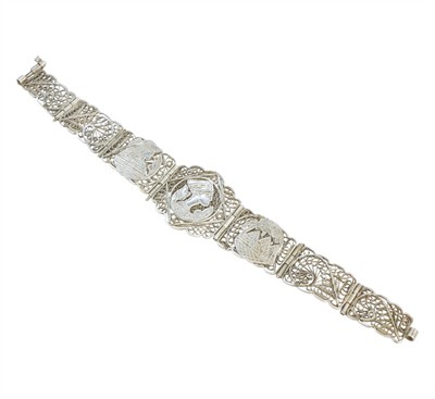 Stříbrný filigránový náramek