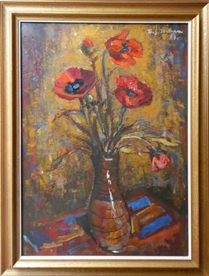 Bohumil Stanislav Urban - Máky v kameninové váze