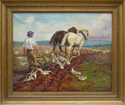 Eduard Jeřábek - Při orbě