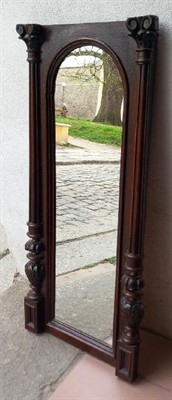 Zrcadlo v dřevěném profilovaném rámu, 19. století