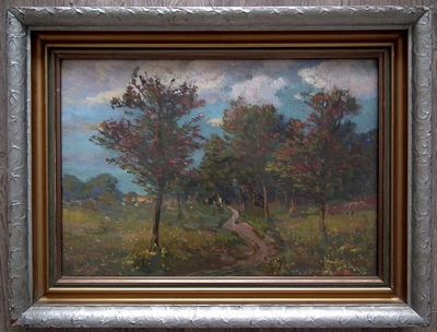 Max Ostrý: Cesta s jeřabinami.