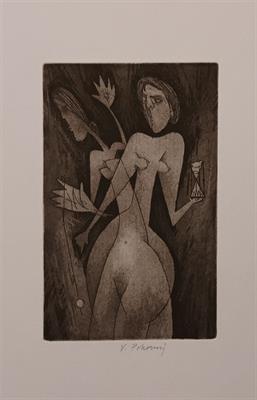 J.Seifert/Václav Pokorný: Verše+soubor sedmi grafik.