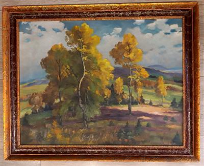 Daněk Sedláček: Podzimní krajina.