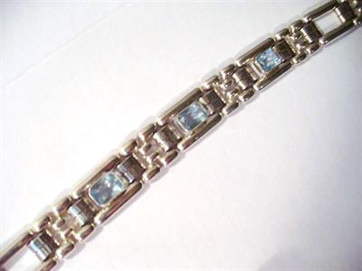 ART DECO   STŘÍBRNÝ  NÁRAMEK