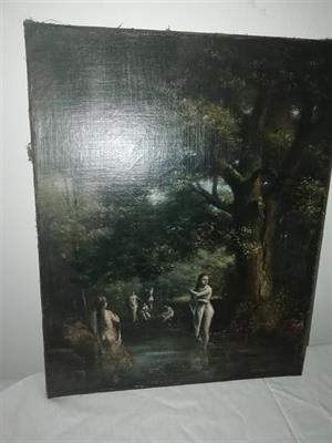 Obraz olej na plátně.