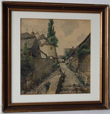 Jan Bedřich Minařík - Schody ve starém městě