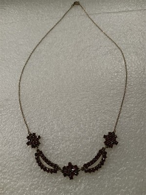 Český granát náhrdelník