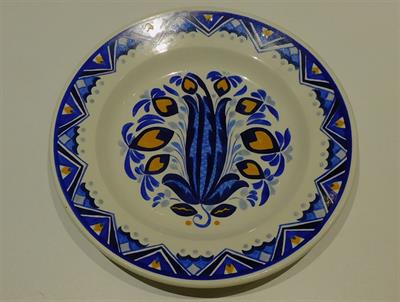 Talíř - malírna v Telči, dekor Fromek