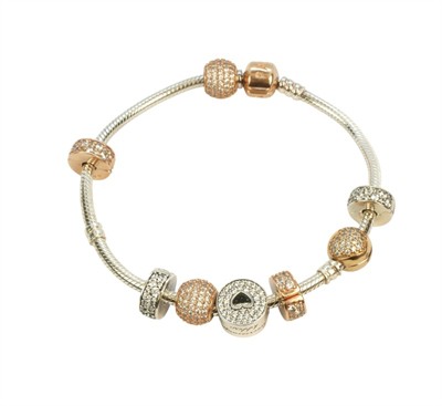 Stříbrný náramek Pandora