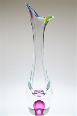 Velká váza z hutního souboru "JULIE" Josef M. HOSPODKA