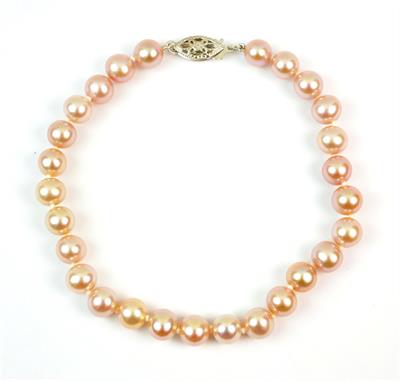 Zlatý perlový náramek