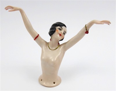 Art deco tanečnice - čajová panenka