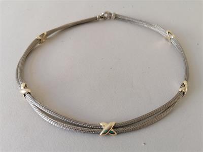 Originální stříbrný náhrdelník