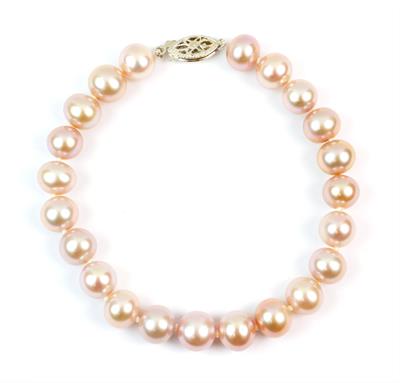 Zlatý perlový náramek