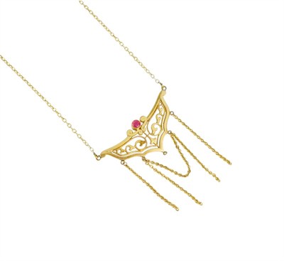 Secesní náhrdelník