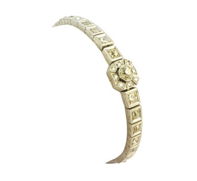 Briliantový náramek - art deco