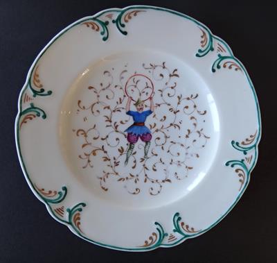 Šest talířků s chinoiserií - Klášterec, rok 1873