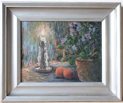 Ferdinand Vlk - Zátiší se svíčkou - Olej