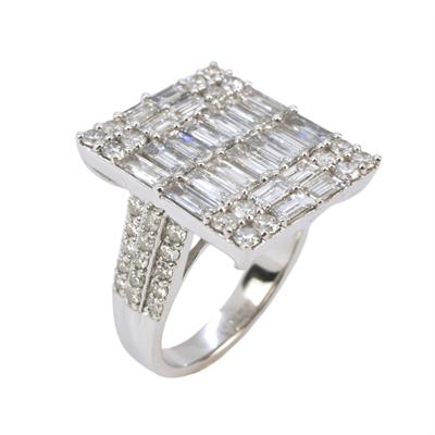 Zlatý prsten s brilianty 3,40 ct