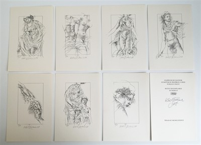 Oldřich Kulhánek "Heroides" 1986 kompletní grafický cyklus