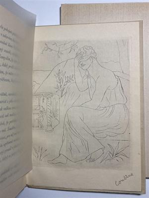 Otakar Kubín - List o neštěstí, podepsané lepty, 1934