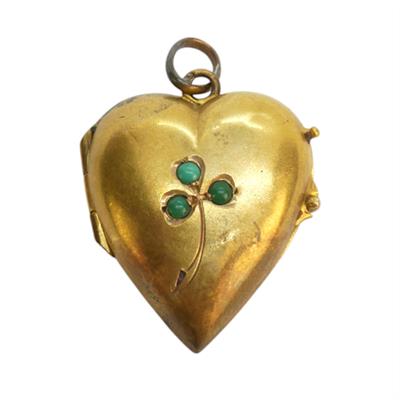 Zlatý medailon - srdce