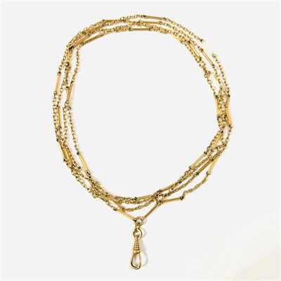 Zlacený řetízek k jeptiškám, 127 cm - Kollmar & Jourdan