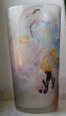 Luxusní váza s tanečníky - Stanislav Libenský