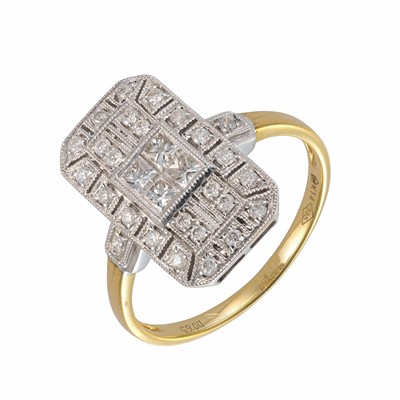 Diamantový prsten ze žlutého zlata 0,65 ct