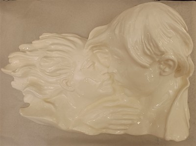 Nástěnný závěsný reliéf - Hlavica