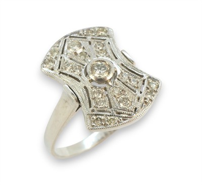 Zlatý prsten s brilianty