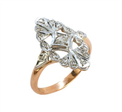 Zlatý prsten s diamanty