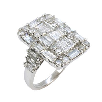 Zlatý prsten s brilianty 3,40 ct