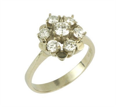 Zlatý prsten s diamanty 0,68 ct