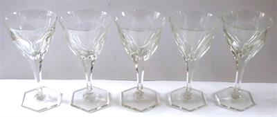 Šest likérových skleniček - typu Moser