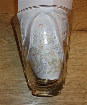 Váza Sv.Václav a flákači v Blaníku (ročníková práce 1942)