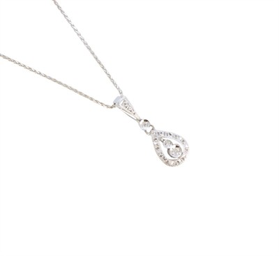 Zlatý náhrdelník s diamanty