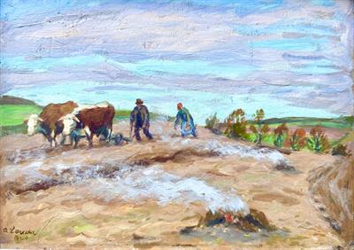 Richard Lauda: Práce na poli (r.1922)