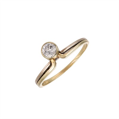 Zlatý prsten s diamantem