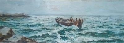 Schneiderka Ludvík: Bárka na moři.