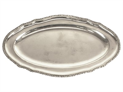 Velký stříbrný podnos (1002 g!)