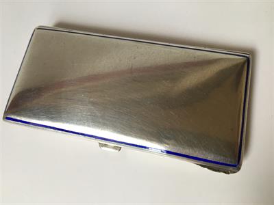 Stříbrné secesní pouzdro