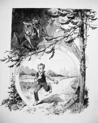 K. V. Muttich: Pohádkový výjev.