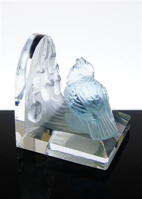 Knižní zarážka s ptáčkem H. HOFFMANN pro C.SCHLEVOGT Ingrid