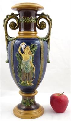 Váza amfora s dívkami - B. Bloch, Unčín